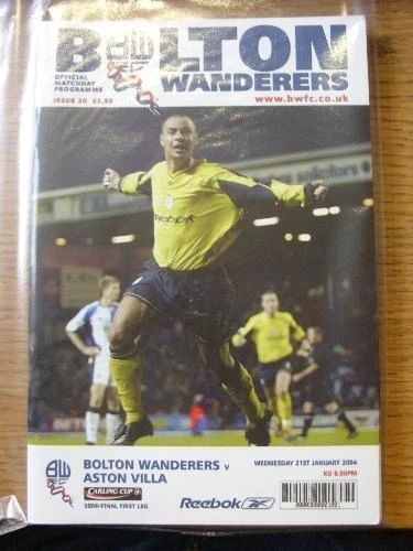 Programme Officiel : Everton Vs Bolton Wanderers - Demi-finale League Cup 1977