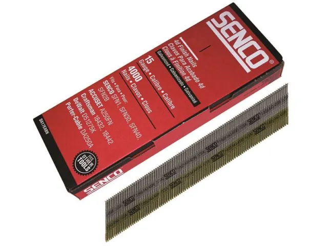 Senco - Chisel Smooth Brad Nails Galvanised 15G x 44mm Pack 4,000