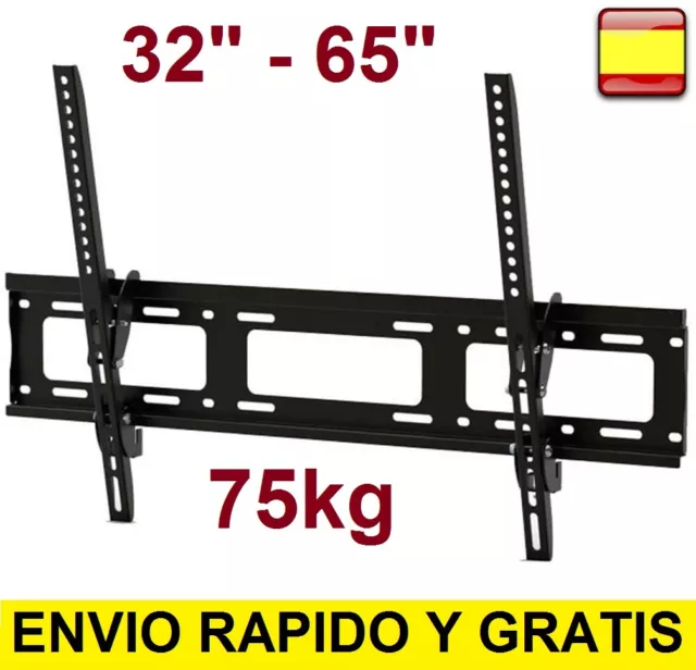 Soporte de pared para televisor tv lcd led plasma monitor 32" A 65 " inclinable