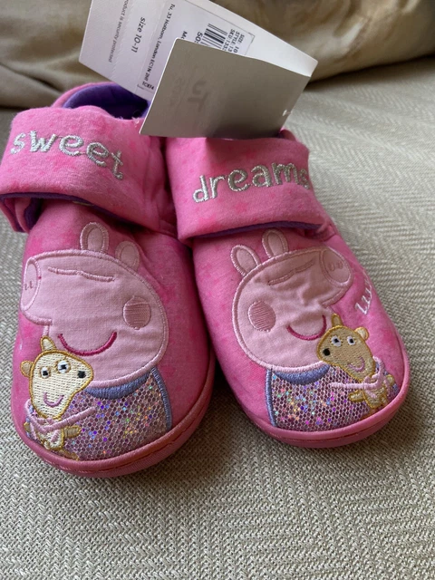 Peppa pig slippers sainsburys deals