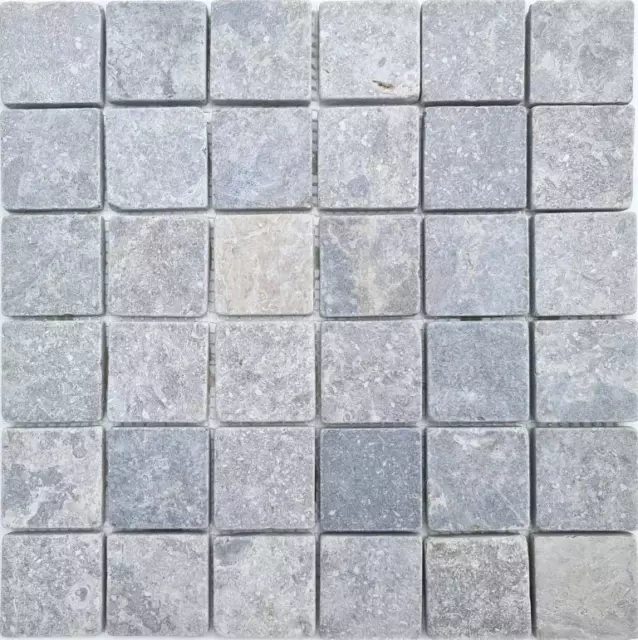 Mosaikstein Azulejos Gris Claro Mármol Pared Suelo Piedra 40-t48lg _ B 1 Mate