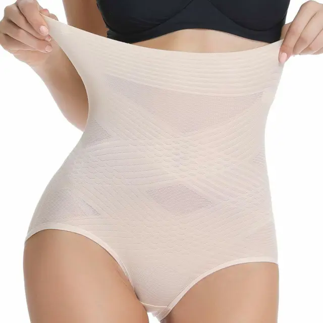 Women's Compression Belly Shaping Pants High Waist Panties Slimming Body  Shaper