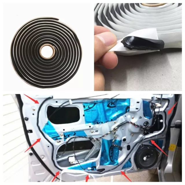 Retrofit Reseal Headlight Windshield Sealing Butyl Glue Headlight Snake Sealant
