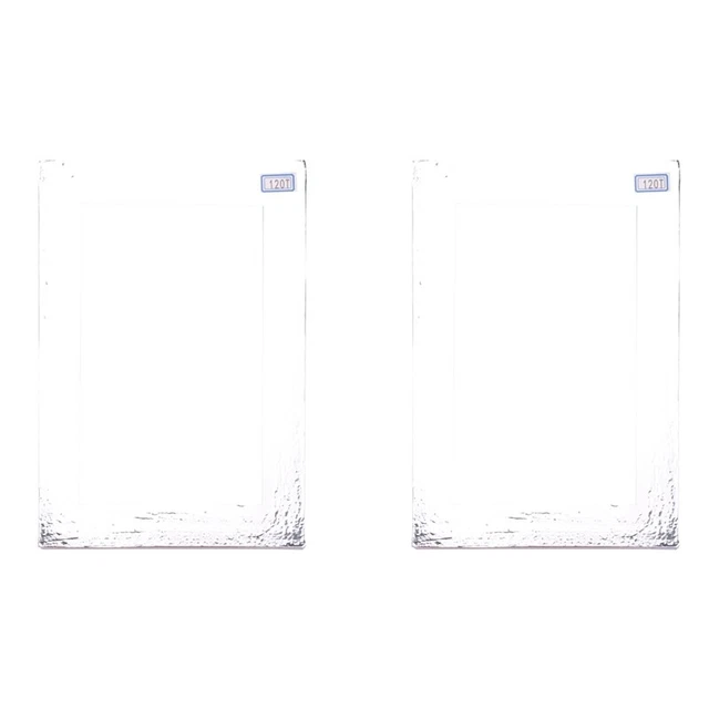 2 StüCke A4 Sieb Druck Aluminium Rahmen Gestreckt 120T Sieb Druck Polyester A7N9