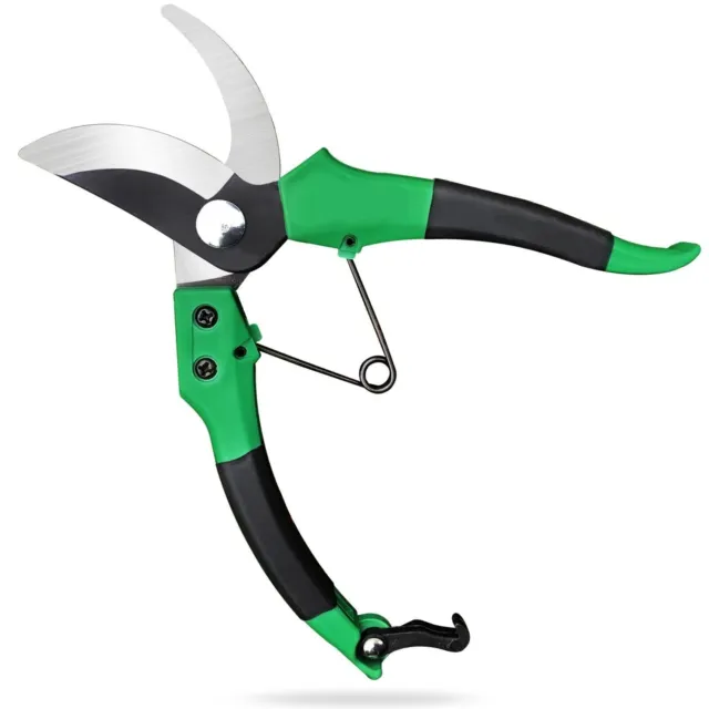 8" Pruning Shears Garden Secateurs Pruner Scissors Hand Plants Cutter Tool Snips