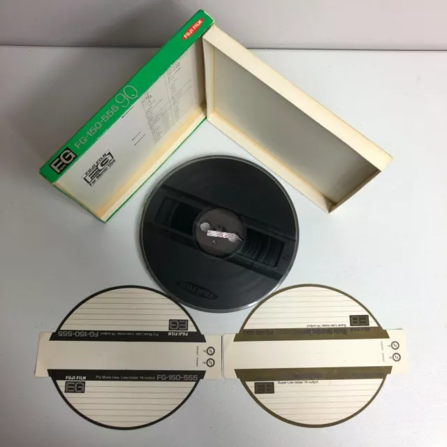 FUJI FILM REEL Tape FG150 555m 1800 6.3mm Wide 90 Mins Recording Polyester  New $62.61 - PicClick