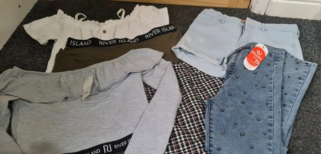 Gonna jeans top ragazza River Island X6 articoli età 11-12 anni