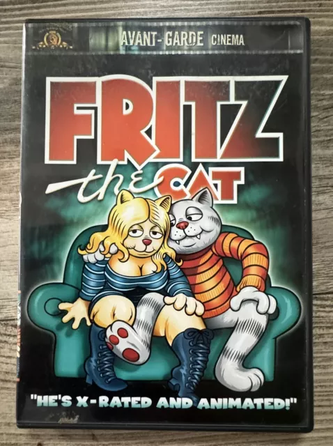 Fritz the Cat DVD 2001 Avant-Garde  Ralph Bakshi 70s RARE OOP  - MINT DISC!!