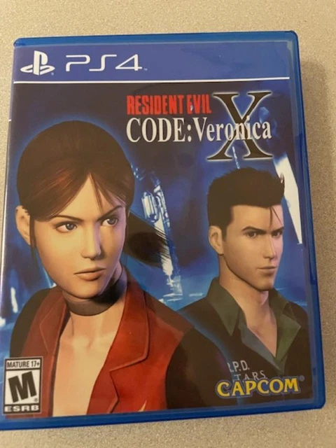 CUSTM CASE NO DISC Resident Evil Code Veronica X PS4 SEE