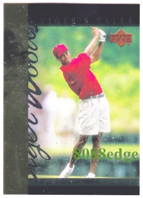 2001 Upper Deck Ud Golf Tiger's Tales: Tiger Woods #Tt7 Rookie Year Rc Insert