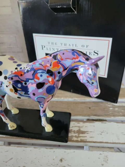 Trail of painted ponies Mosaic Appaloosa 1E 1466 2003 figurine 8,390 home decor 3