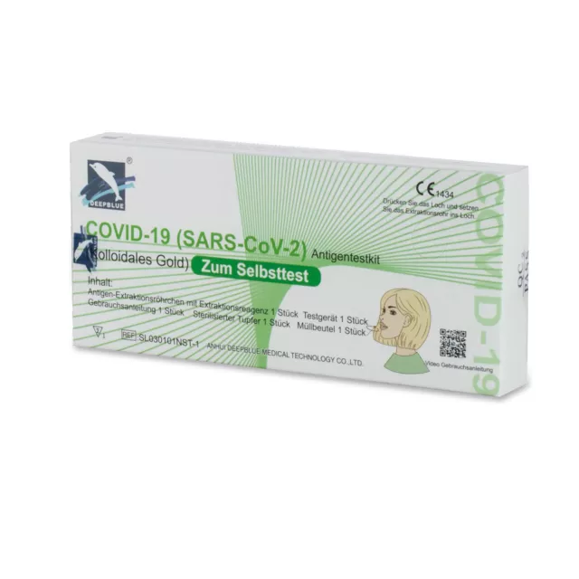 Corona Antigen Schnelltest Laientest Selbsttest DeepBlue