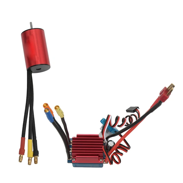 Kit Moteur Et Régulateur RC Dilwe 35A - Moteur Brushless 4500KV - Pour Voitures 1/16 1/18