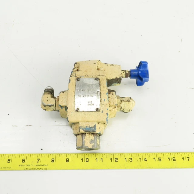 Vickers CS 03 B 50 Hydraulic Balanced Piston Relief Valve 125-1000PSI 45GPM