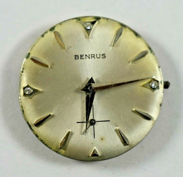 Montre BENRUS Modèle DN25 1281-120, 17 Rubis - Pour Pièces Ou Réparation, Occasion