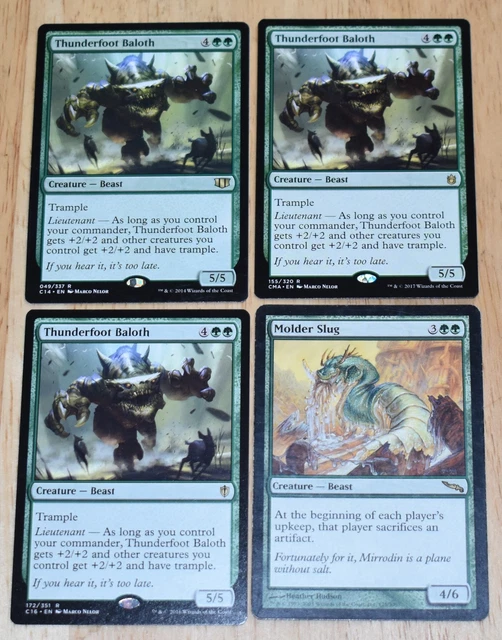 Magic: The Gathering - Thunderfoot Baloth (Baloth Zampatonante) - Carta Commander 2014 (C14), Rara - 4