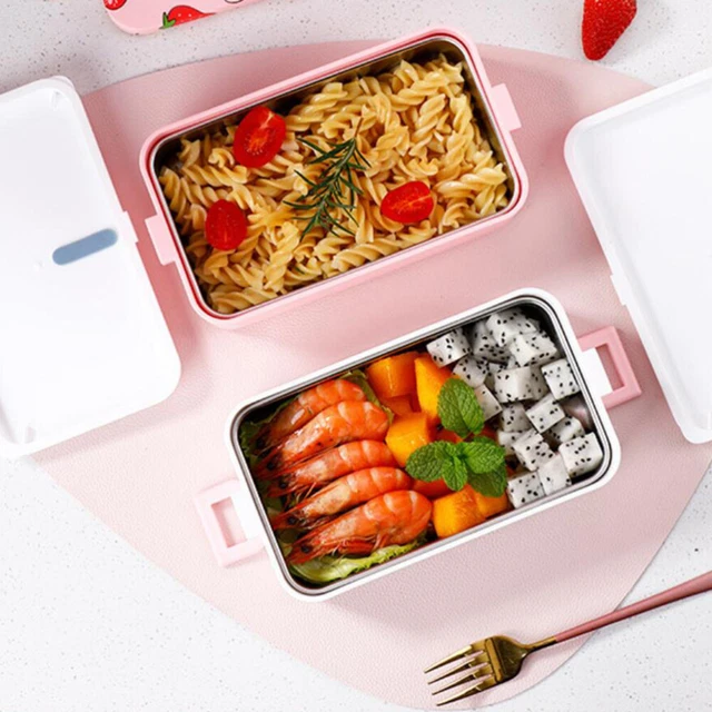 Contenitore per alimenti con coperchio Colore rosa pastello - SINSAY