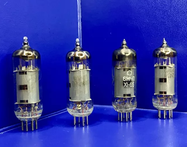 6J4P Tube 4pcs (Valve Equivalent: 6AU6 / EF94 / 754) Pentode Vacuum Tube For AMP