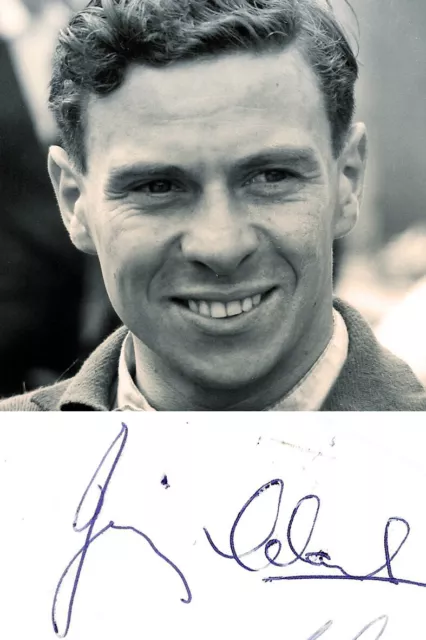 Rennfahrer Jim Clark (1936-1968) @@ Repro-Autogramm @@ Foto @@