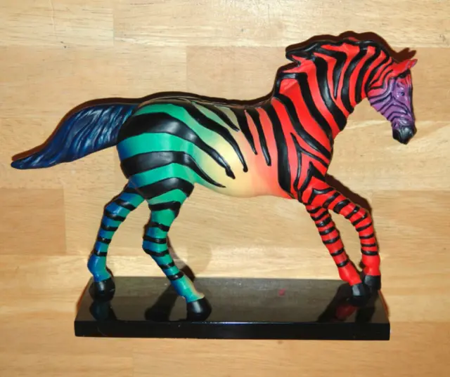 The Trail of Painted Ponies 12291 Zorse Rainbow Zebra 2009 Westland Giftware