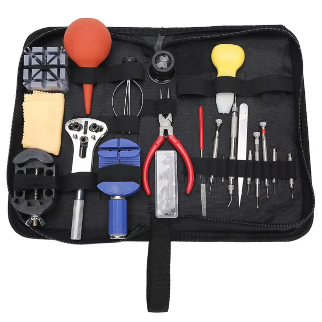 1 Set Watch Back Case Repair Pin Link Spring Strap Remover Opener Tool Kit Set 3