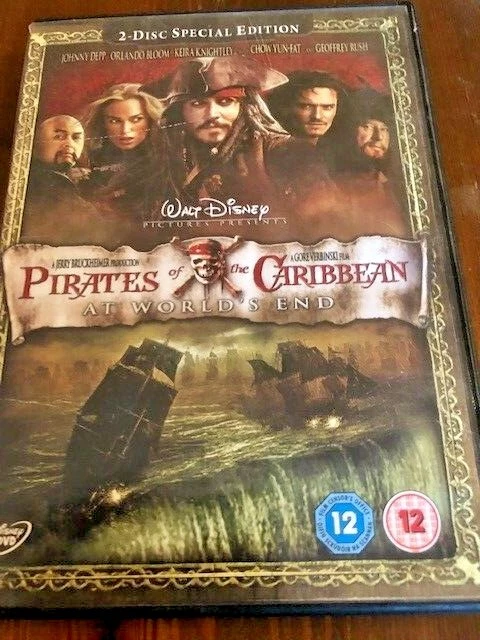 PIRATES OF THE Caribbean At Worlds End Movie On Dvd - 2 Disc Special ...