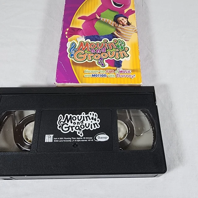 BARNEY MOVIN and Groovin (VHS, 2004) 8.70 PicClick CA