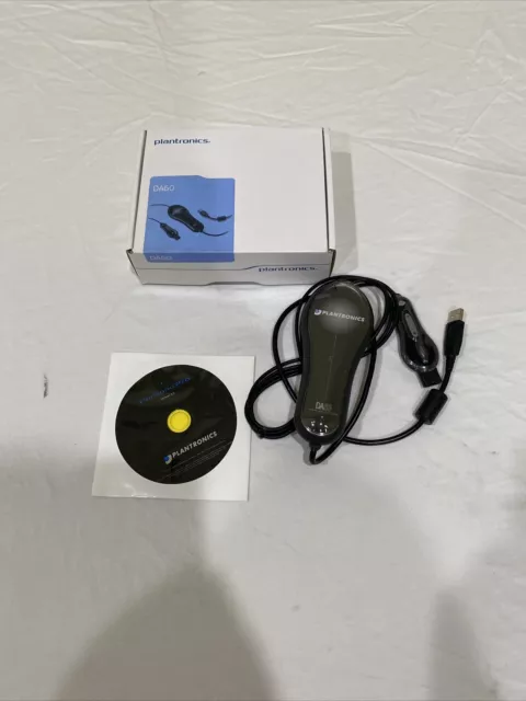 Plantronics USB TO HEADSET ADAPTER ( DA60 ) Never Used. Still In Box