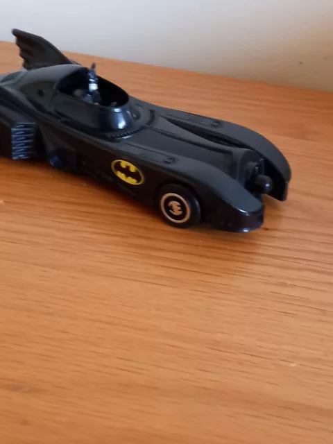 1989 DC Comics Batmobile With Figure (Plastic) 19cm Long