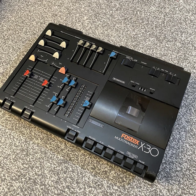 FOSTEX X30 MULTITRACKER 4 track analog cassette recorder [Half speed