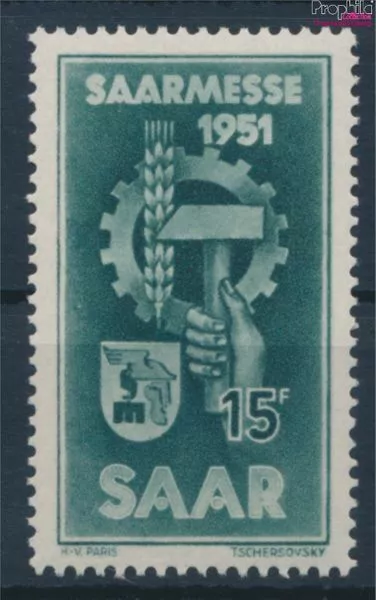 Briefmarken Saarland 1951 Mi 306 postfrisch (10214576