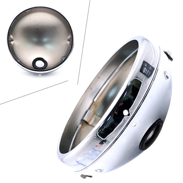 Lampadina alloggiamento faro 7" benna guscio lampadina adatta moto Harley Softail