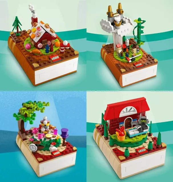 Creator LEGO Set 6384693-6 Story Buch 4er Set Asien 2021 Bricktober TRU Promo