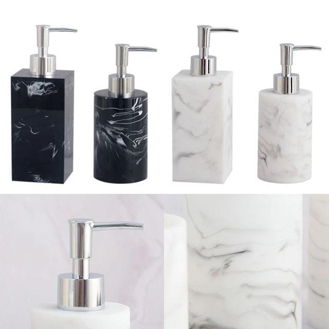 Pratica bottiglia pompa rotonda quadrata per lozione shampoo e liquido lavaggio