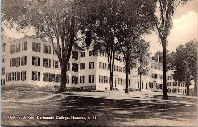 Dartmouth Row, Dartmouth College, HANOVER, New Hampshire Postcard