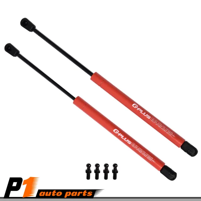 Fits For Red Front Hood Lift Supports Struts Shocks Damper 11-14 Hyundai Sonata