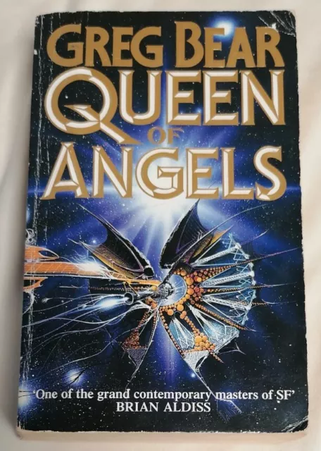 BOOK - Vintage SF PB Queen Of Angels By Greg Bear 1991 Legend Edition