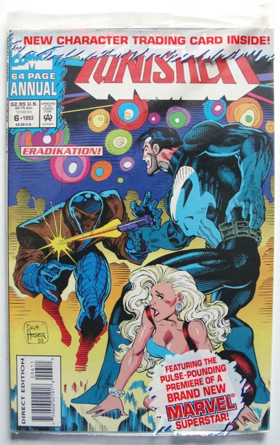 PUNISHER (Vol.2) Annual #6 NM/MT Sealed Polybagged Comic w/Card MARVEL 1993