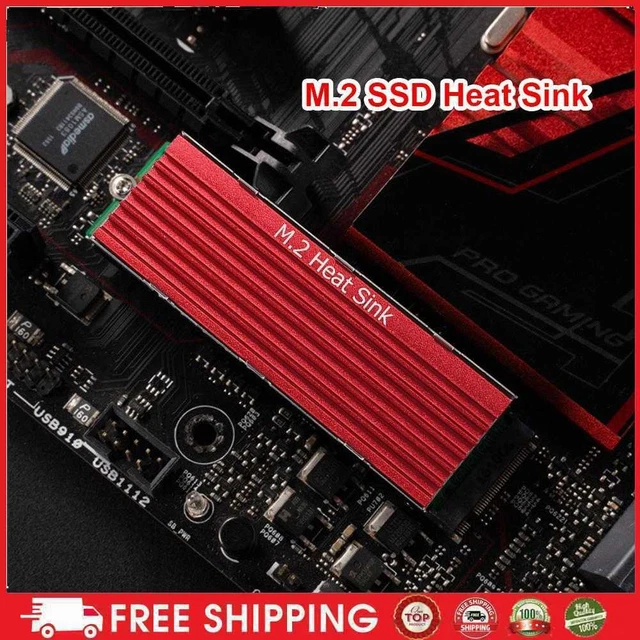 Disipador de calor M.2 SSD disipador de calor NVME NGFF M.2 2280 SSD disco duro aluminio calor