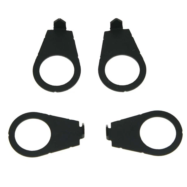Total Longueur: 22mm Boutons Guitare Pointer Plaques Noir Grille Murale Chrome