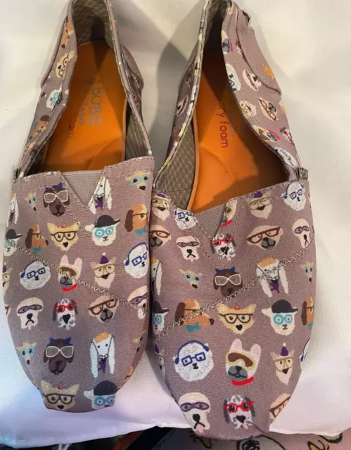 Bobs From Skechers Dogs Slip On Shoes Womens Size 8.5