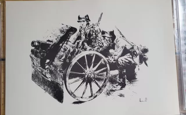 Poster tedesco Ww2 anticarro obice stampa arte 42 x 30 cm Wehrmacht Waffen 1942