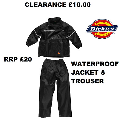 Childs Waterproof Suit Jacket + Trousers Rain Set Kids Childrens Boys Girls Hood