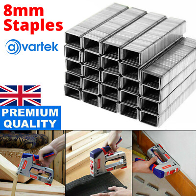 1000pc 12mm PUNTI CUCITRICE A premontatore Confezione da 1000 Tappezzeria CUCITRICE Heavy Duty 
