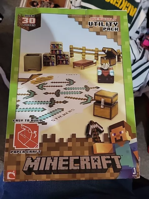 Minecraft Zombie Papercraft (3) Sheet Figure Bundle 16703B5-3