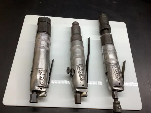 Lot Of 3 Vintage ARO Air Tools 7256F, 7213-D, 7853D Parts Or Repair
