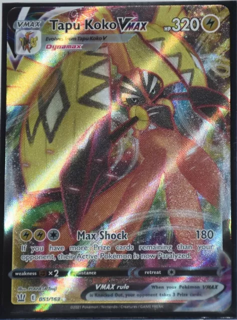 Battle Styles Tapu Koko Vmax 51/163 