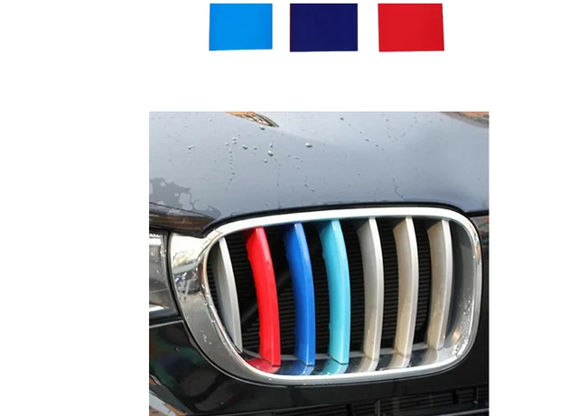 3 COLORI FASCE Strisce Adesive Bmw M Sport Vinyl Sticker Decal Griglia Ecc 25x5 EUR 8,90 - IT - Foto 6