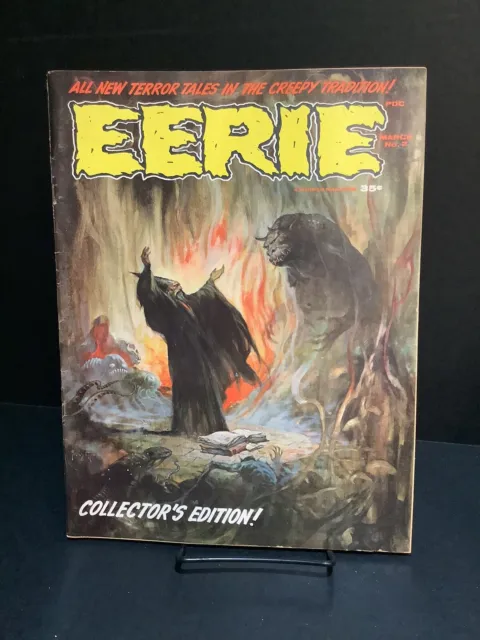 Eerie Magazine #2 (Warren, 1966, Classic Frank Frazetta Cover, 1St Cousin Eerie)