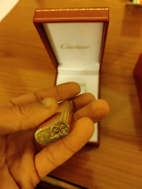 accendino Cartier mini  placcato oro